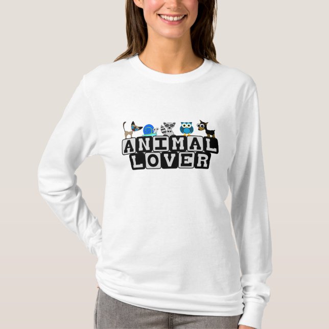 Animal Lover Longsleeve T-Shirt (Front)