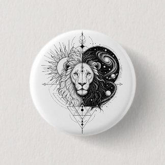 Animal Lover Patches. Cute Lion Patch/Badge Button