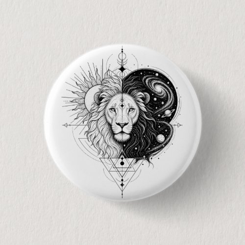 Animal Lover Patches. Cute Lion Patch/Badge Button