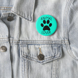 Animal Lover Pinback Button