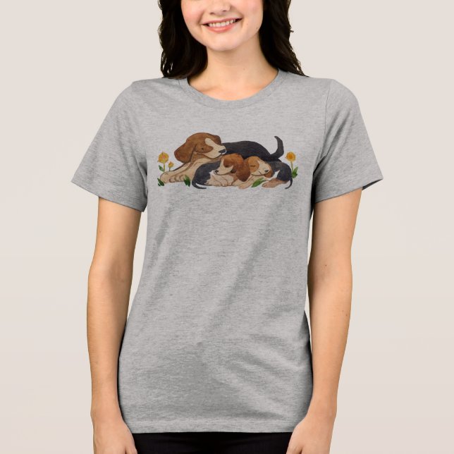Animal Lover Tri-Blend Shirt (Front)