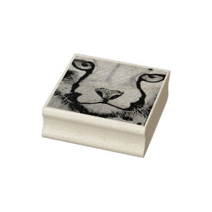 Animal Lovers Big Cat Rubber Stamp