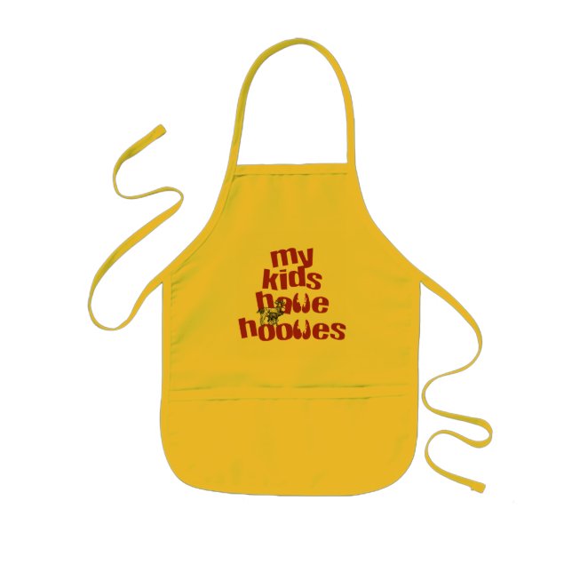 Animal Lovers Funny Goat Kids' Apron (Front)