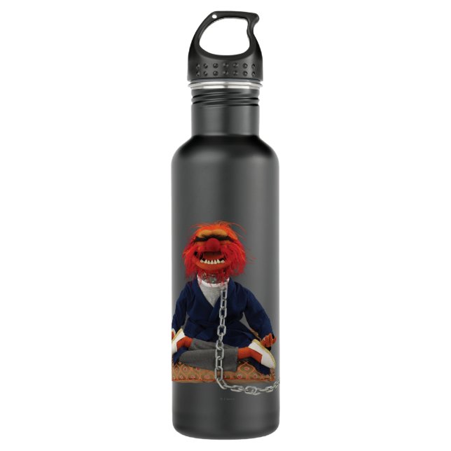 Animal Meditating Water Bottle (Front)