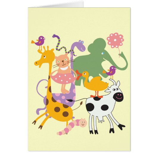 Animal Menagerie Cards (Front)