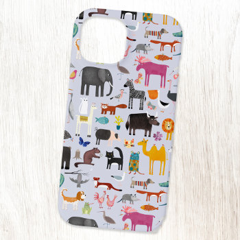 Animal Menagerie Case-mate Iphone 14 Case by Squirrell at Zazzle