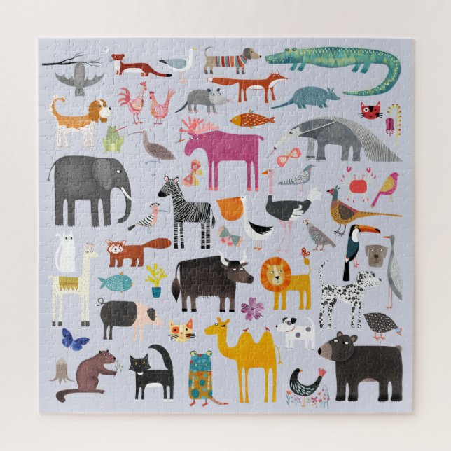 Animal Menagerie Jigsaw Puzzle (Vertical)