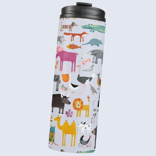 Animal Menagerie Thermal Tumbler