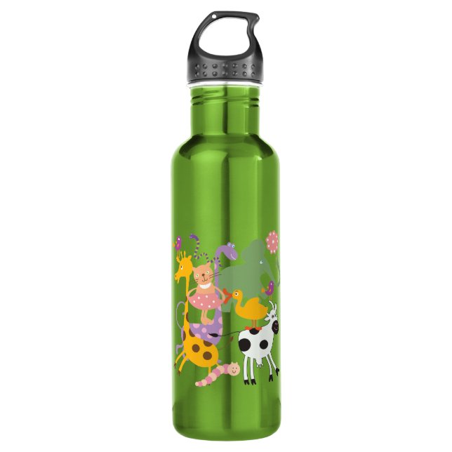 Animal Menagerie Water Bottle (Front)