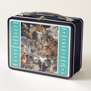 Animal Metal Lunch Box