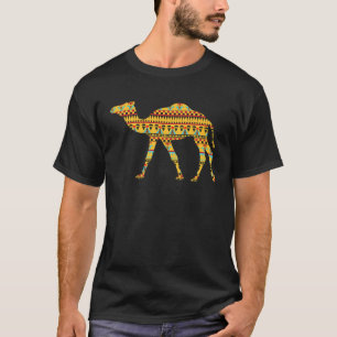 Animal Middle Eastern Rug Pattern Camel T-Shirt