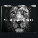 Animal Motivation - Gym Hustle Inspirational Calendar<br><div class="desc">Hang this up on your wall for to keep yourself motivated throughout the year, featuring inspiring quotes and strong animals.</div>