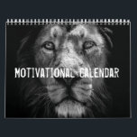 Animal Motivation - Gym Hustle Inspirational Calendar<br><div class="desc">Hang this up on your wall for to keep yourself motivated throughout the year, featuring inspiring quotes and strong animals.</div>
