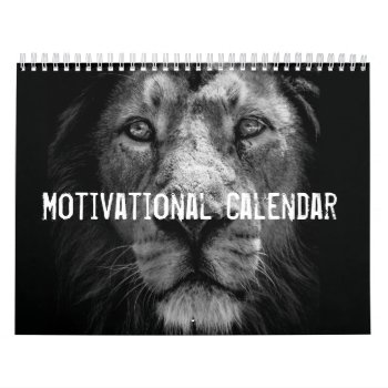 Animal Motivation - Gym Hustle Inspirational Calendar by physicalculture at Zazzle