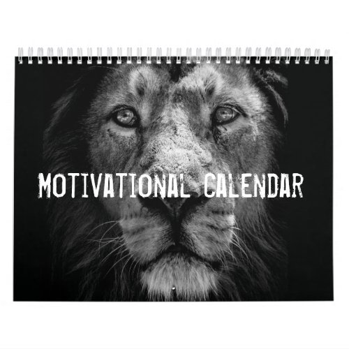 Animal Motivation _ Gym Hustle Inspirational Calendar