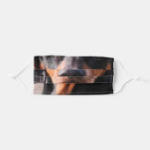 Animal Nose Mask Dachshund Dog (Front, Folded)