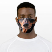 Animal Nose Mask Dachshund Dog (Worn)