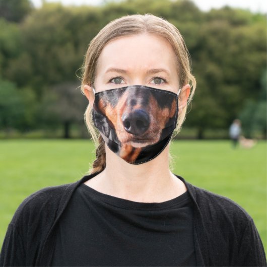 Animal Nose Mask Dachshund Dog (Outside)