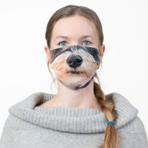 Animal Nose Mask Schnauzer Dog