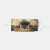 Animal Nose Mask Terrier Dog (Front, Folded)