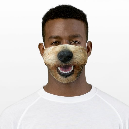 Animal Nose Mask Terrier Dog (Worn)