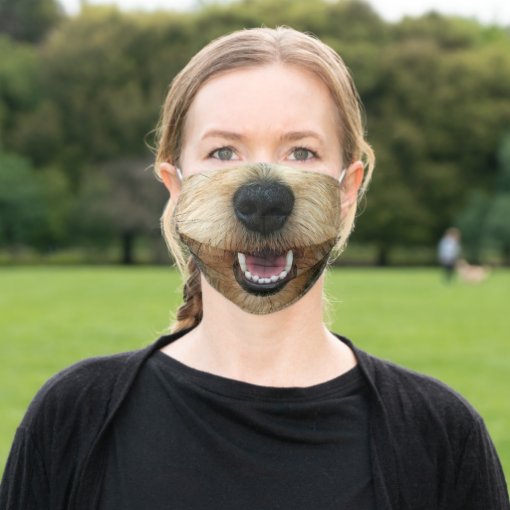 Animal Nose Mask Terrier Dog | Zazzle