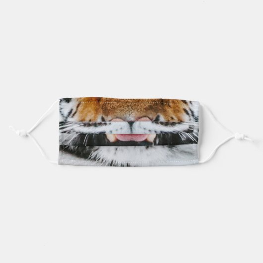 Animal Nose Mask Tiger (Front, Folded)