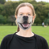 Animal Nose Mask Yellow Lab Dog (Outside)