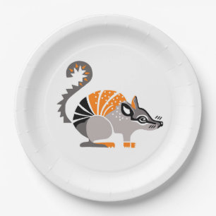 Animal - NUMBAT- Wildlife - Party Paper Plates