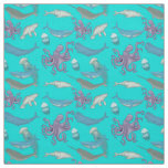 Animal Ocean Pattern Background Fabric