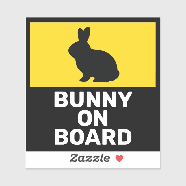 Animal On Board Sticker (Sheet)