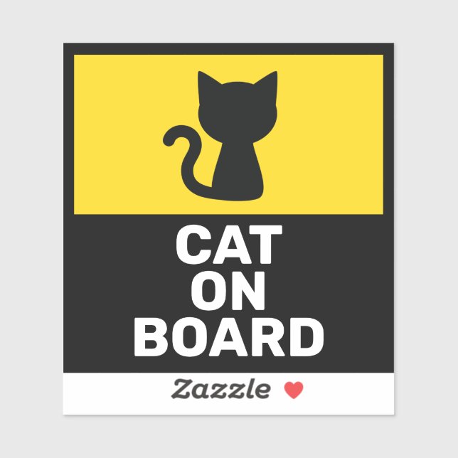Animal On Board Sticker (Sheet)