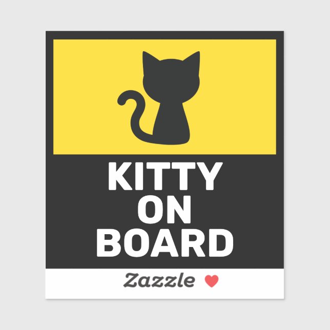 Animal On Board Sticker (Sheet)