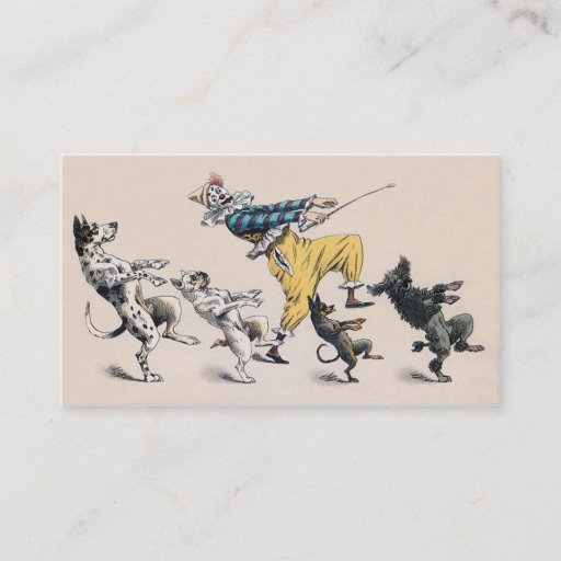 Customizable Animal or Dog Trainer, Clown, Dance Teacher Business Card