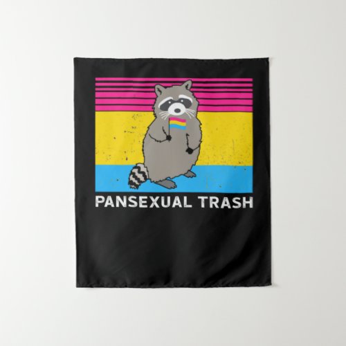 Animal Pansexual Trash LGBT Pride Tapestry