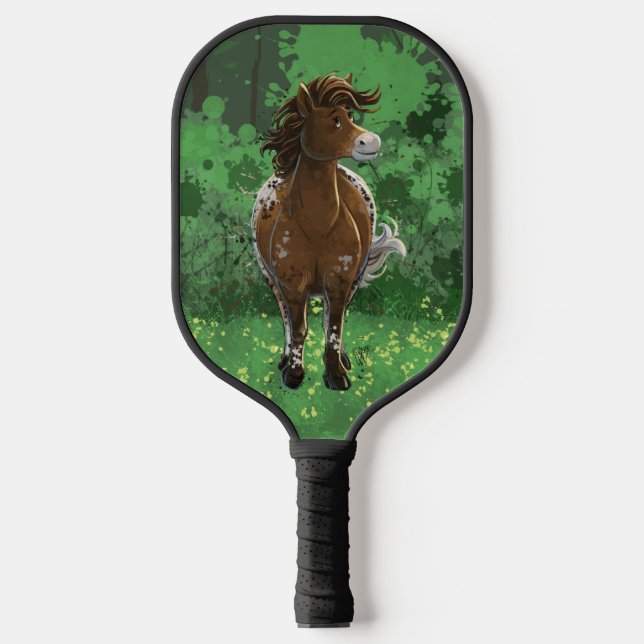 Animal Parade Apaloosa Horse Pickleball Paddle (Front)