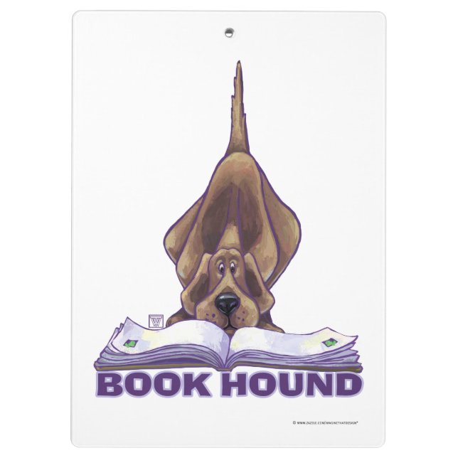 Animal Parade Book Hound Clipboard (Back)
