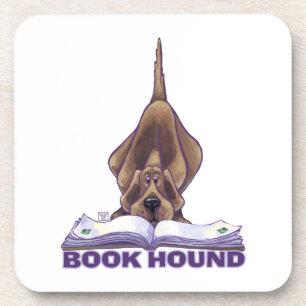 Animal Parade Book Hound Drink Coaster
