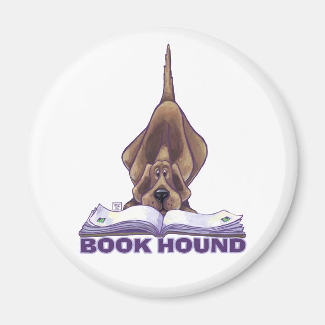 Animal Parade Book Hound Magnet (Front)