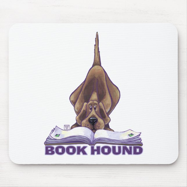 Animal Parade Book Hound Mouse Pad (Front)