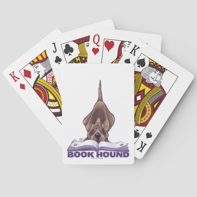 Animal Parade Book Hound Poker Cards (Back)
