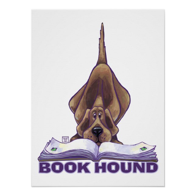 Animal Parade Book Hound Poster (Front)