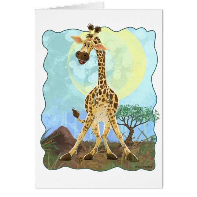 Animal Parade Giraffe Cards (Front)