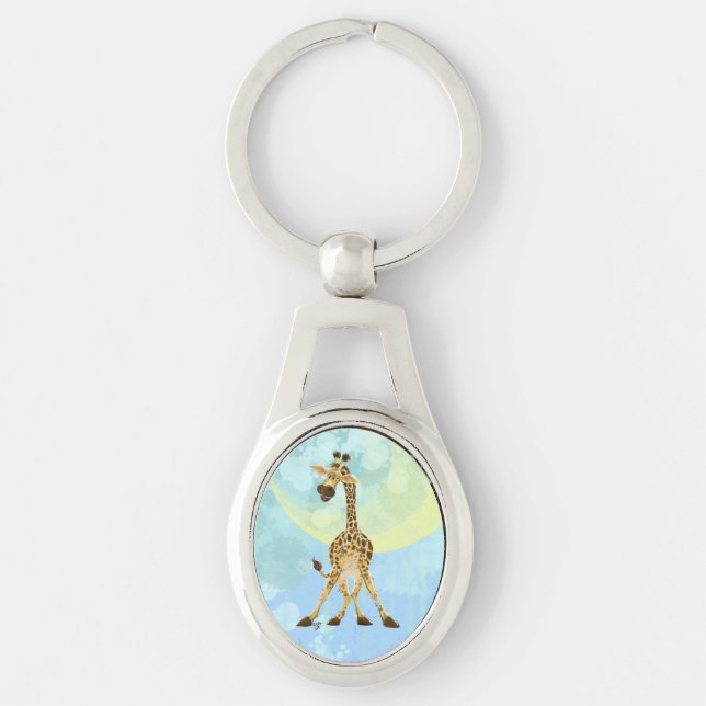 Animal Parade Giraffe Keychain (Front)