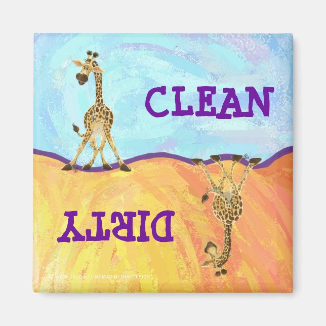 Animal Parade Giraffe Magnet (Front)