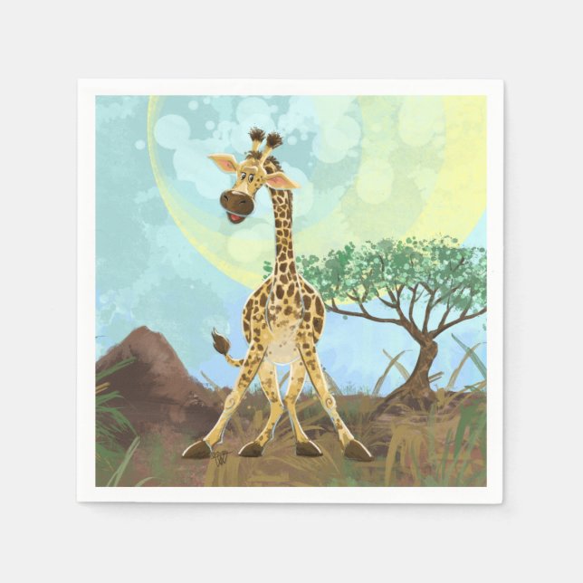 Animal Parade Giraffe Napkins (Front)