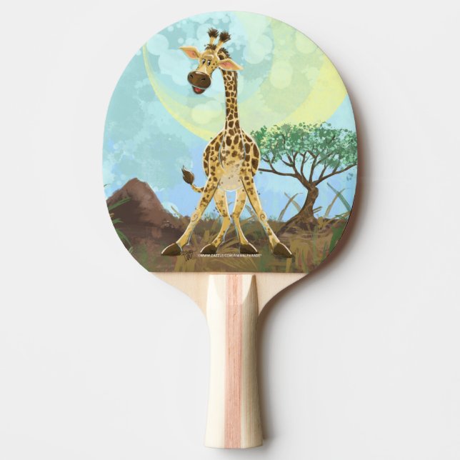 Animal Parade Giraffe Ping Pong Paddle (Front)