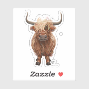 Animal Parade Highland Cow Sticker