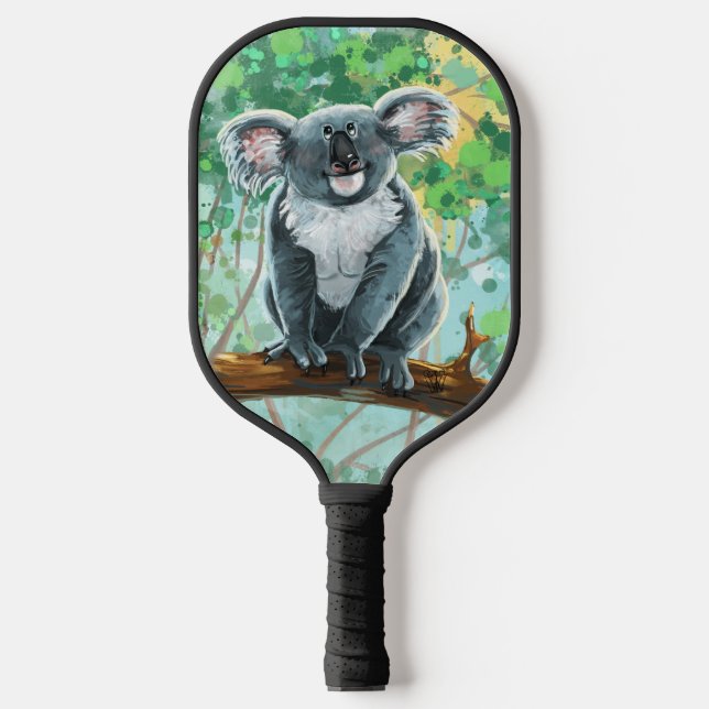 Animal Parade Koala Bear Pickleball Paddle (Front)
