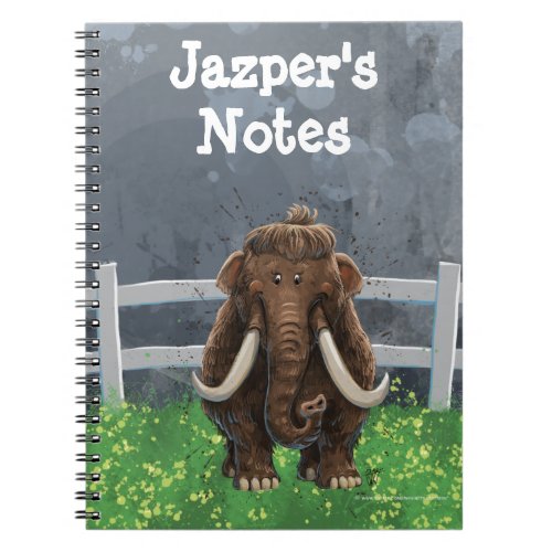 Animal Parade Mastodon Notebook